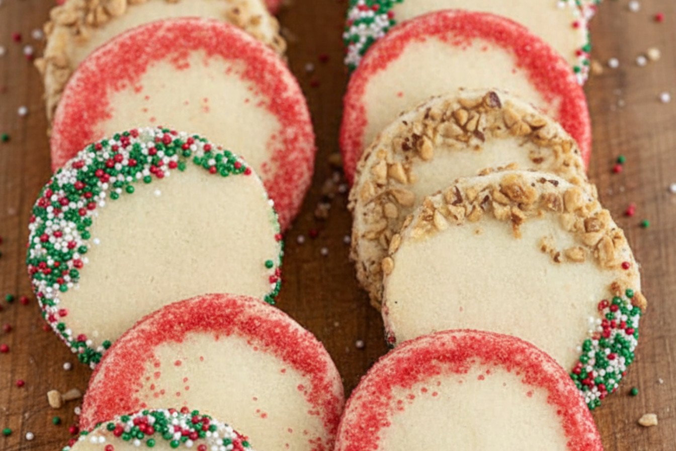 Classic Vanilla Icebox Cookie Slices