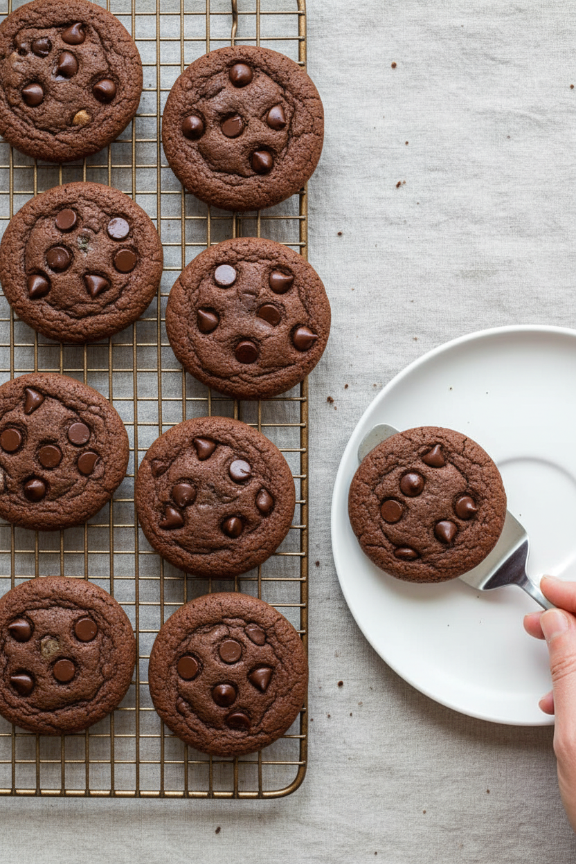 Creamy Chocolate Chip Cottage Cheese Cookies