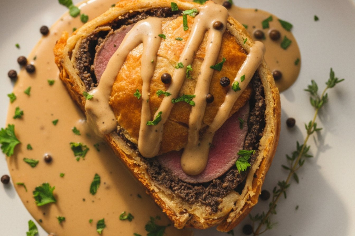 Creamy Peppercorn Sauce with Fresh Herbs