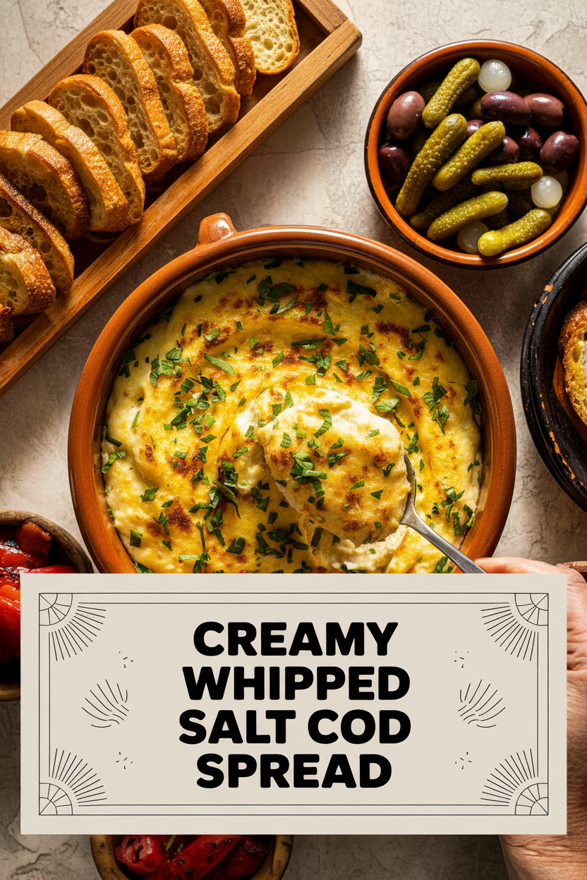 Creamy Whipped Salt Cod Spread