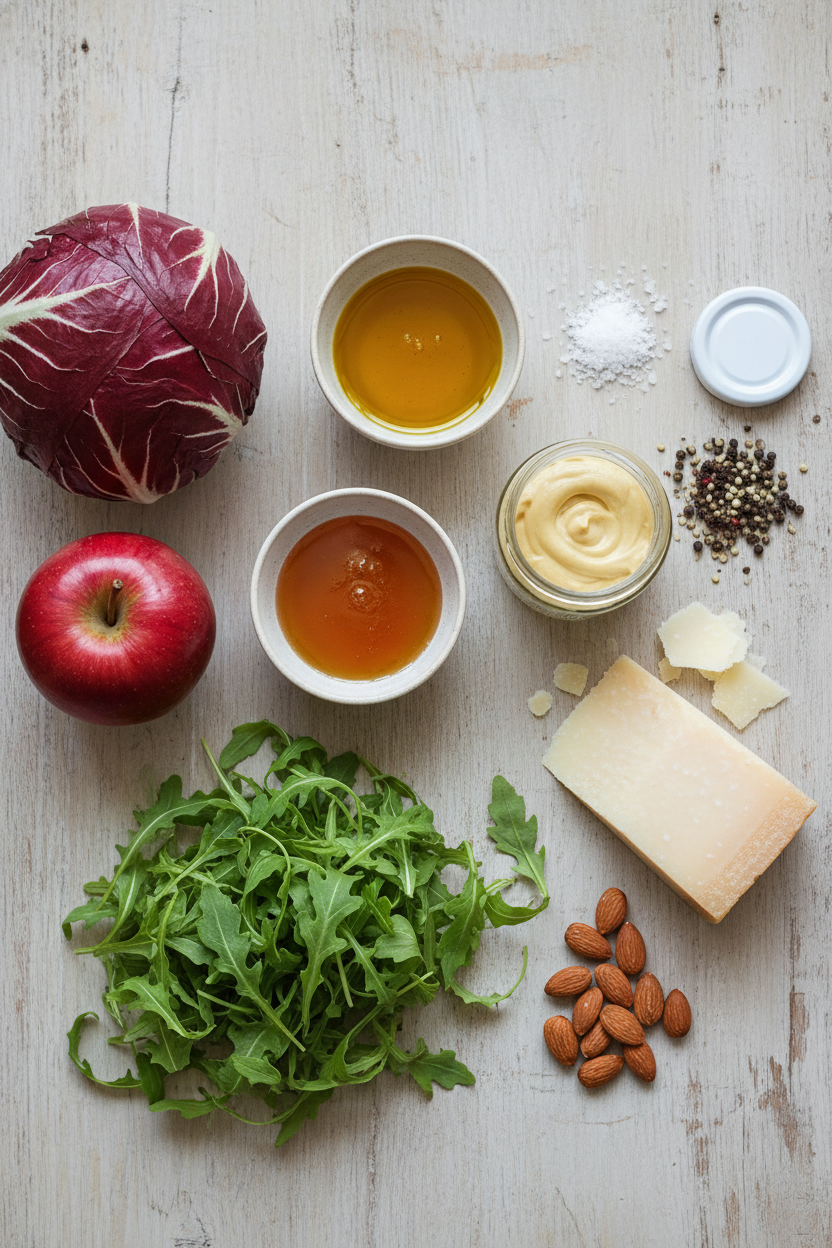 Crisp Apple and Radicchio Salad with Parmesan