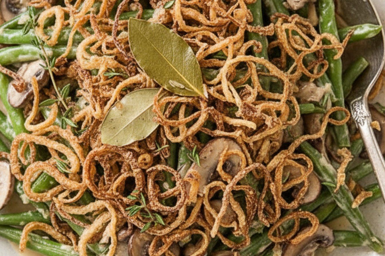 Crispy Green Bean Bake