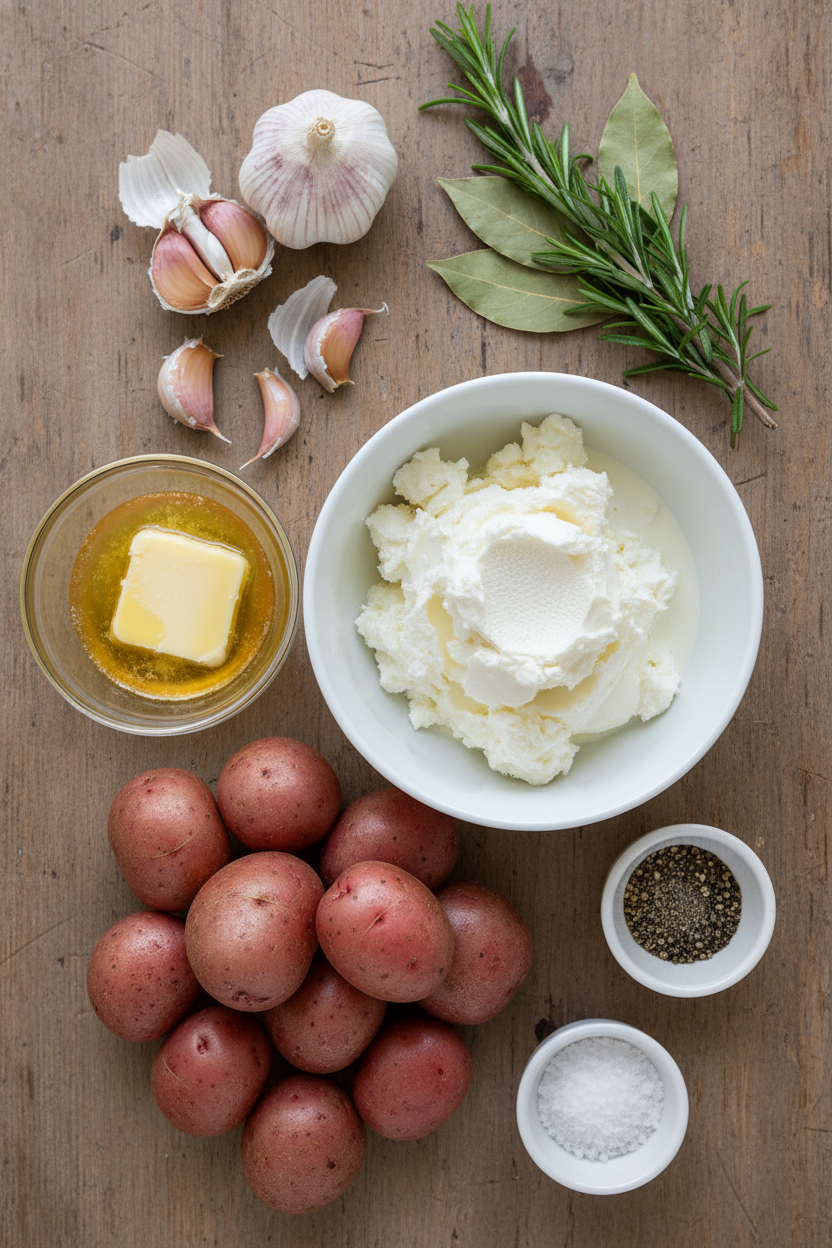 Crispy Rosemary Garlic Smashed Potatoes