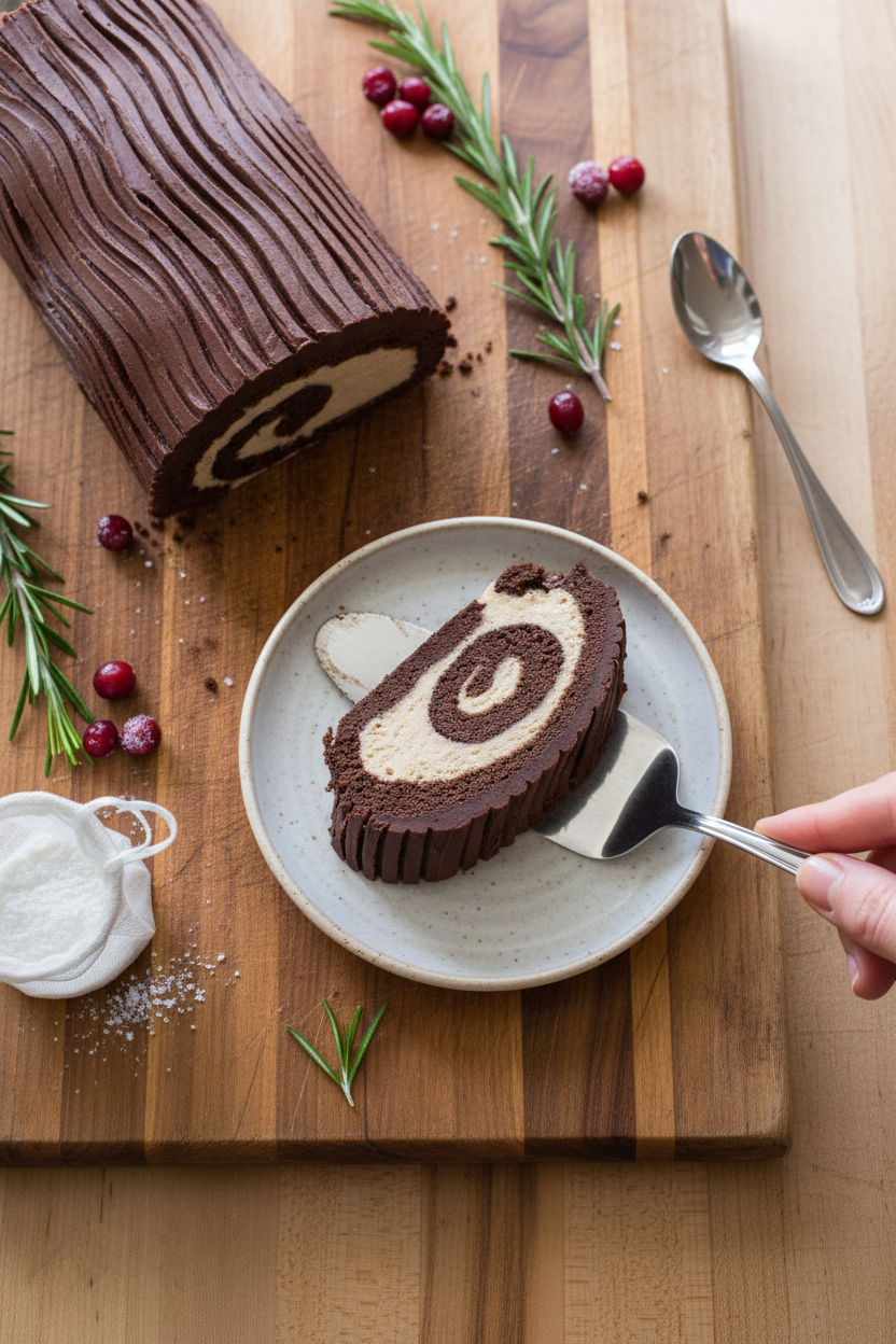 Decadent Chocolate Holiday Roulade