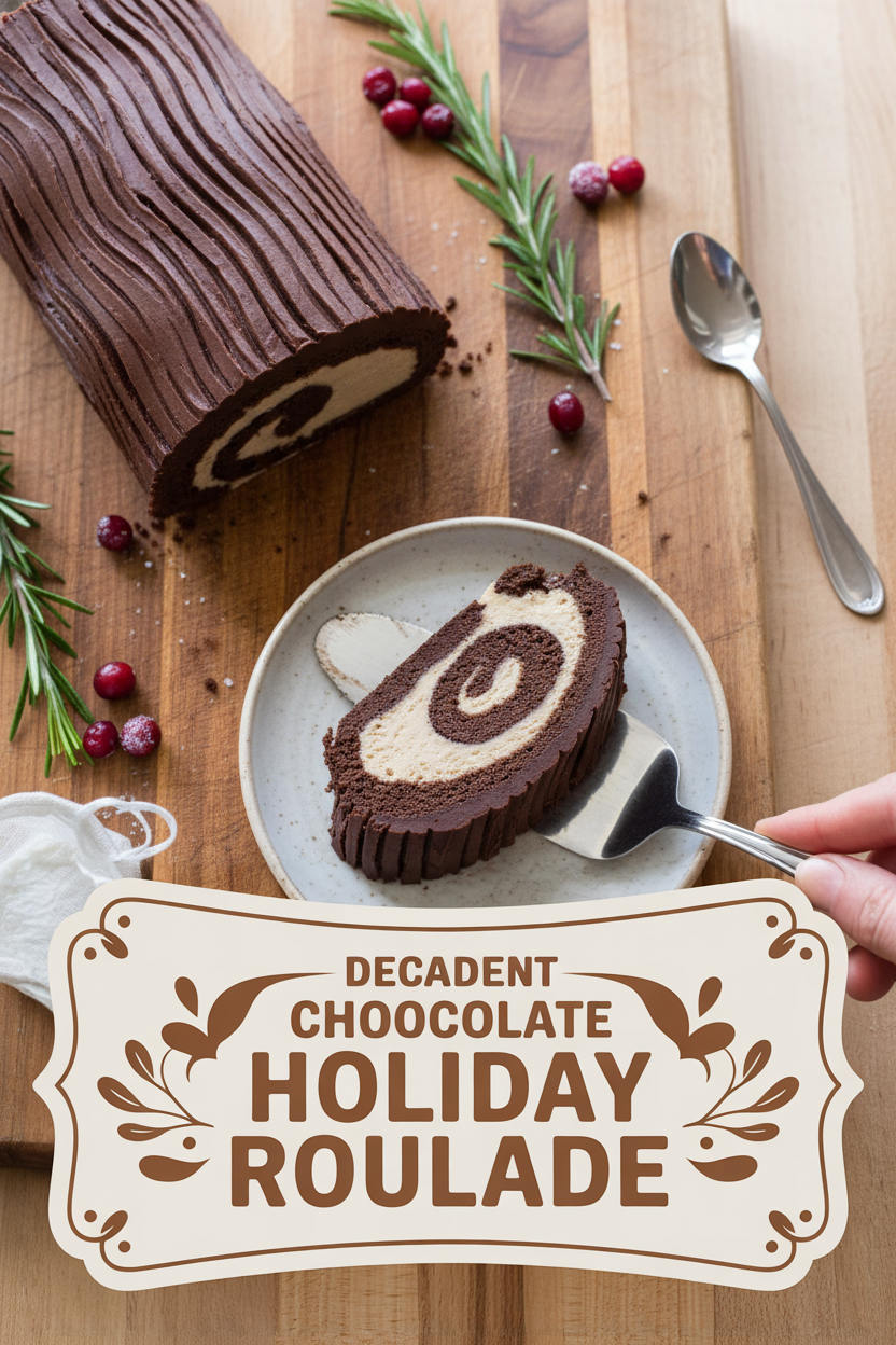 Decadent Chocolate Holiday Roulade