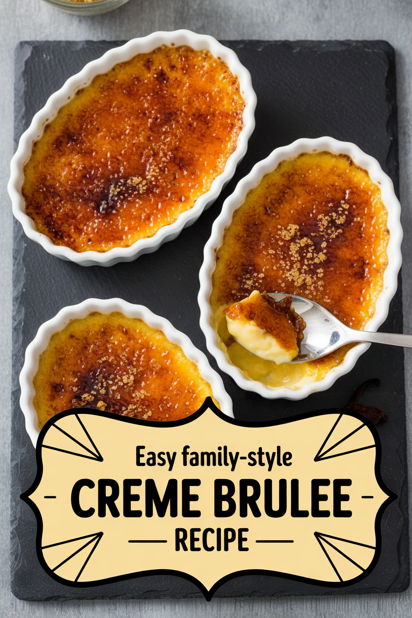 Easy Family-Style Creme Brulee Recipe