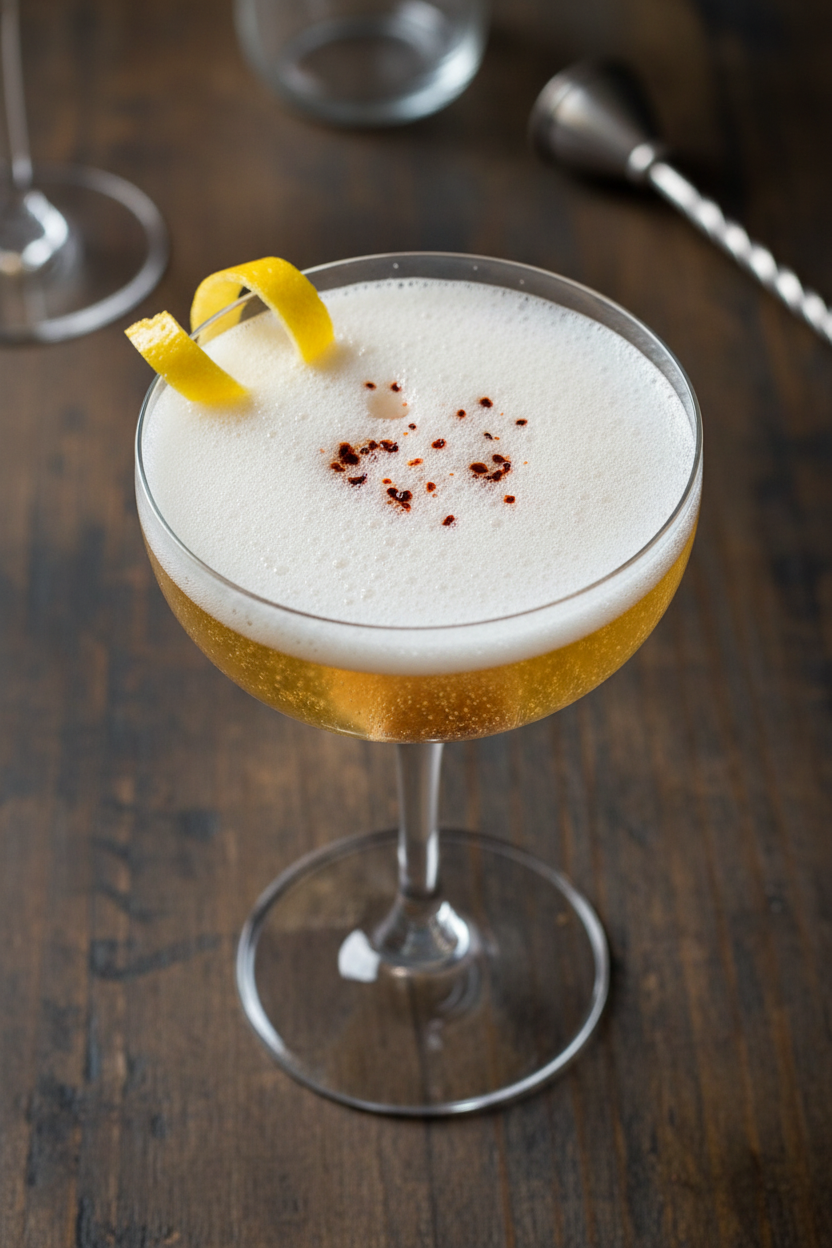 Effervescent Citrus and Cognac Sparkler