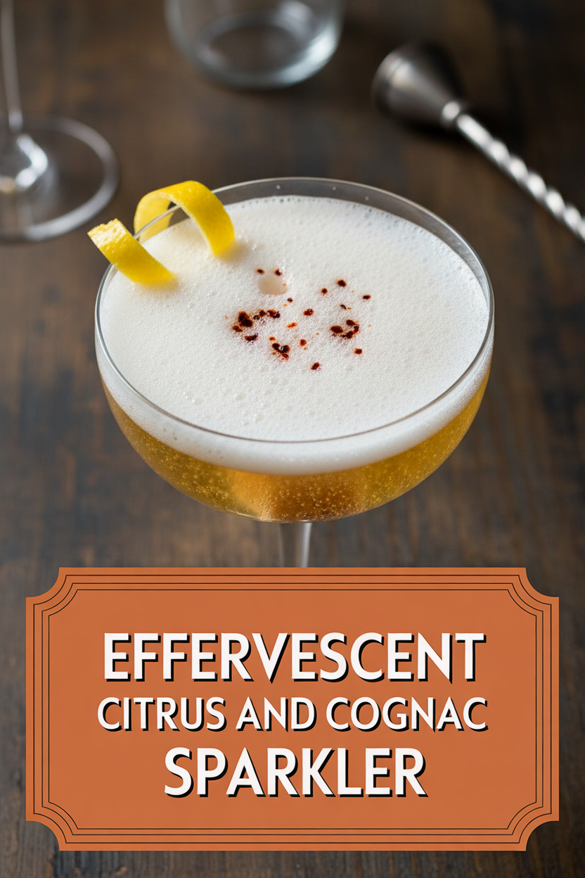 Effervescent Citrus and Cognac Sparkler