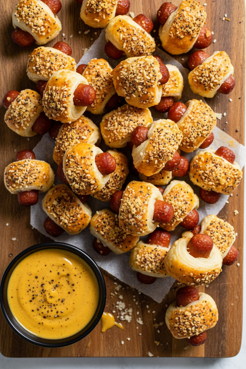 Everything Bagel Pigs in a Blanket