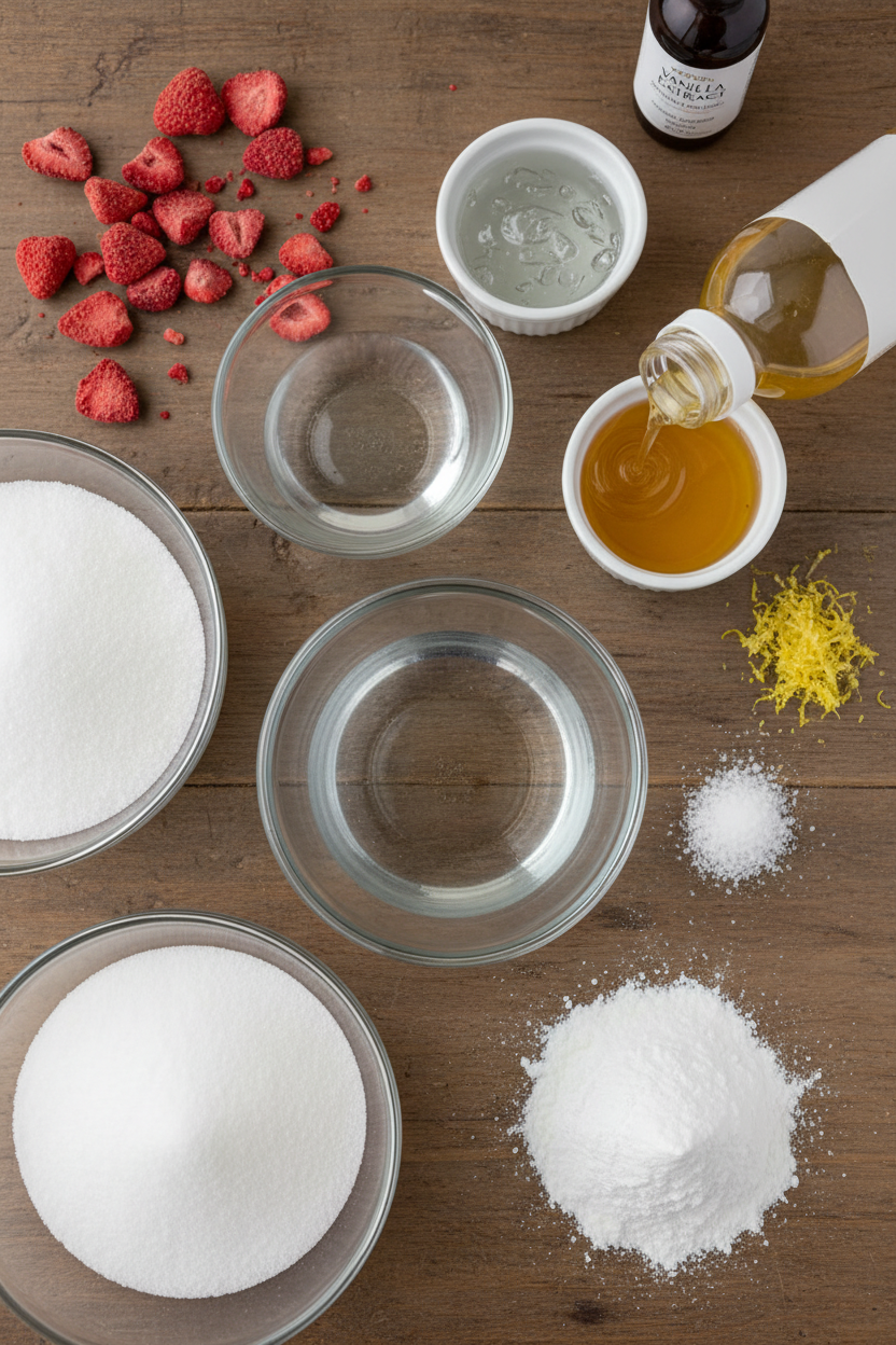 Fluffy Strawberry Lemon Marshmallows