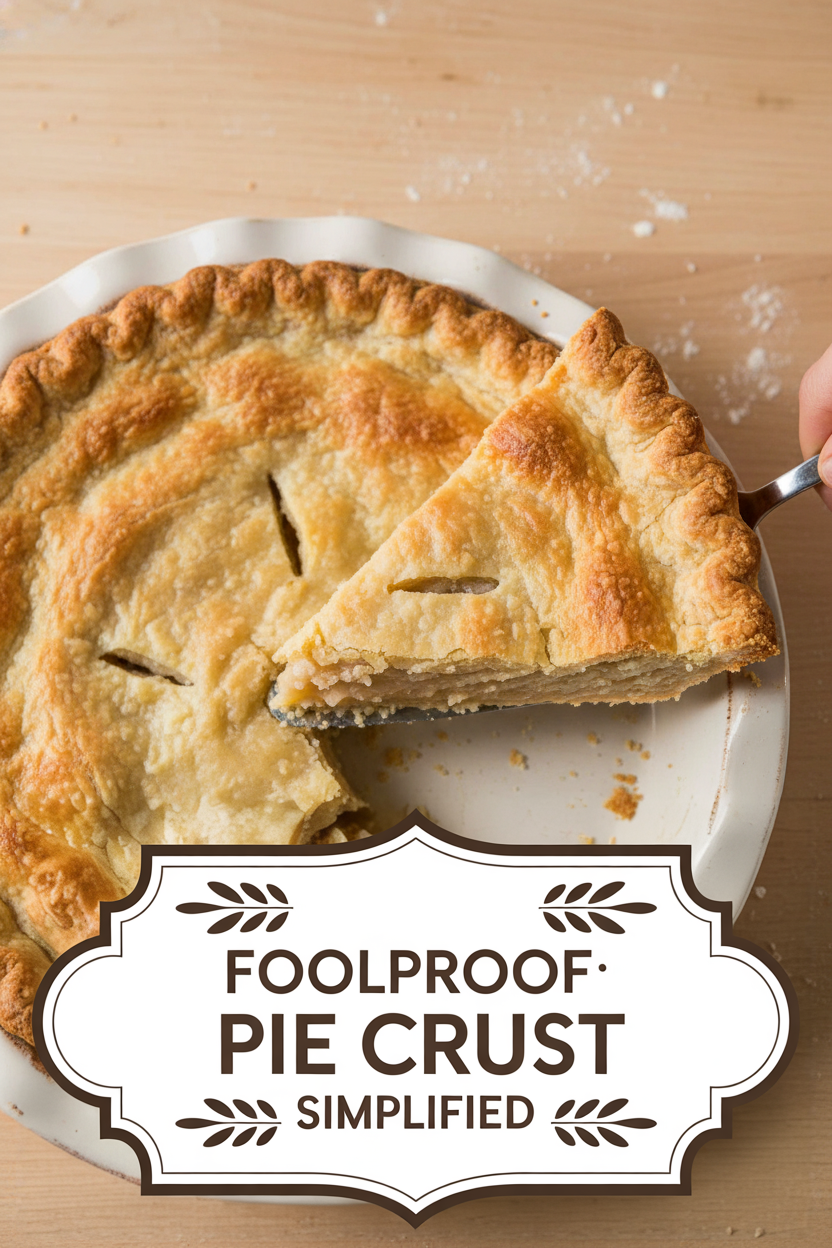 Foolproof Flaky Pie Crust Simplified