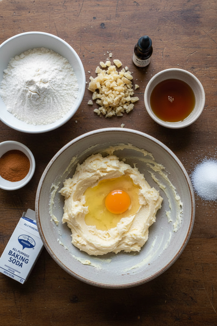 Gingery Maple Crisp Cookies