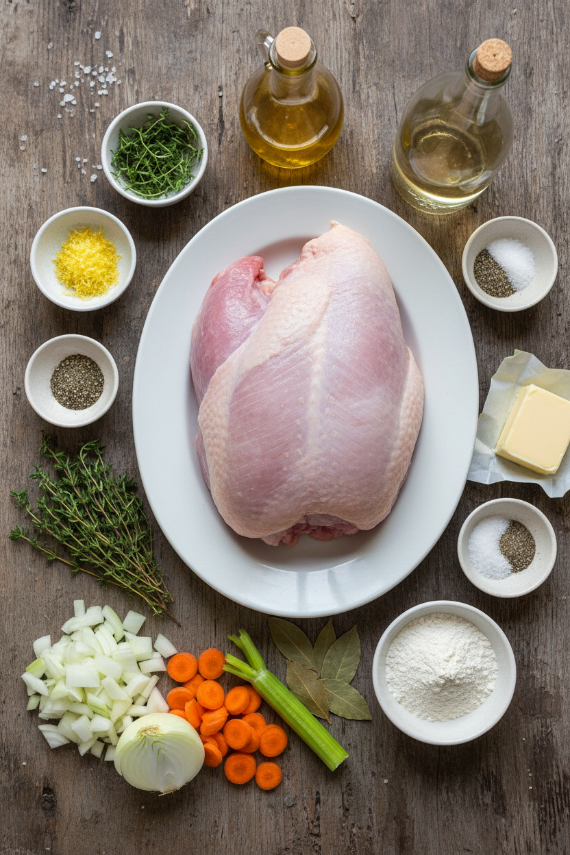 Herb Roasted Turkey Breast with Pan Gravy