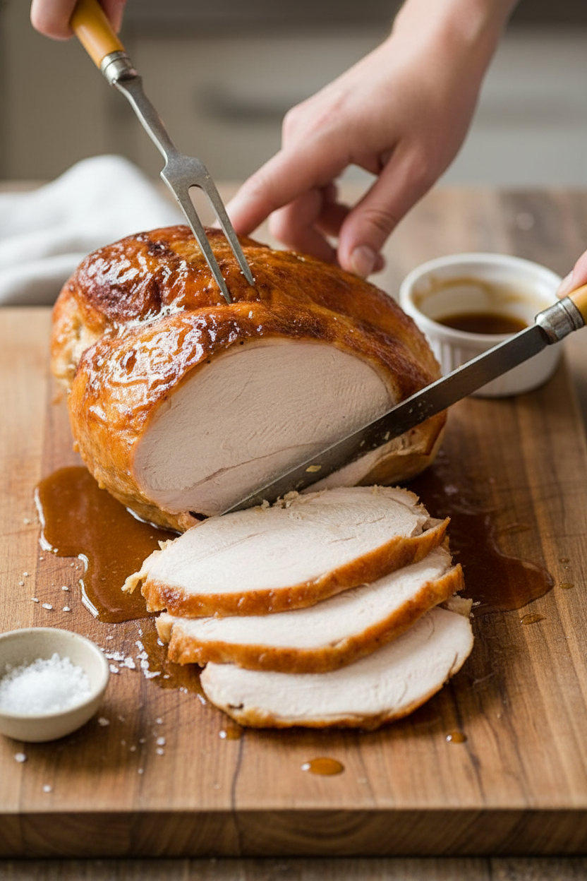 Maple Glazed Roast Turkey Breast
