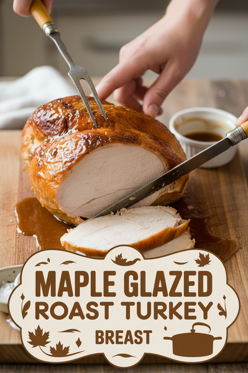 Maple Glazed Roast Turkey Breast