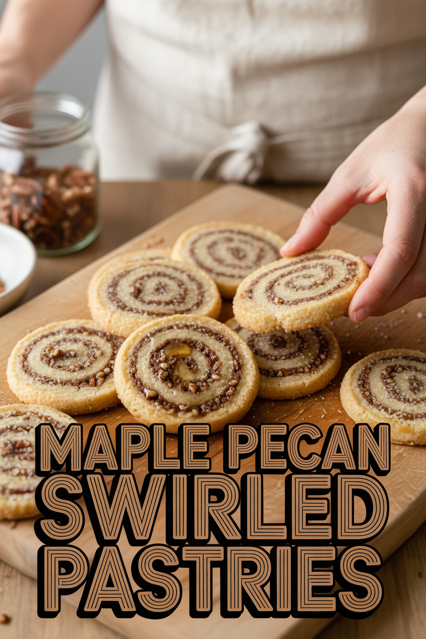 Maple Pecan Swirled Pastries