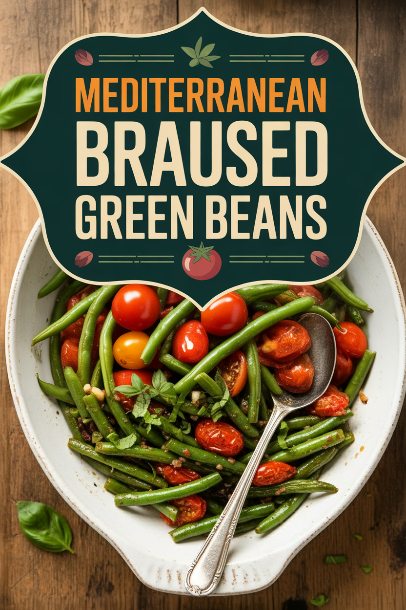 Mediterranean Braised Green Beans