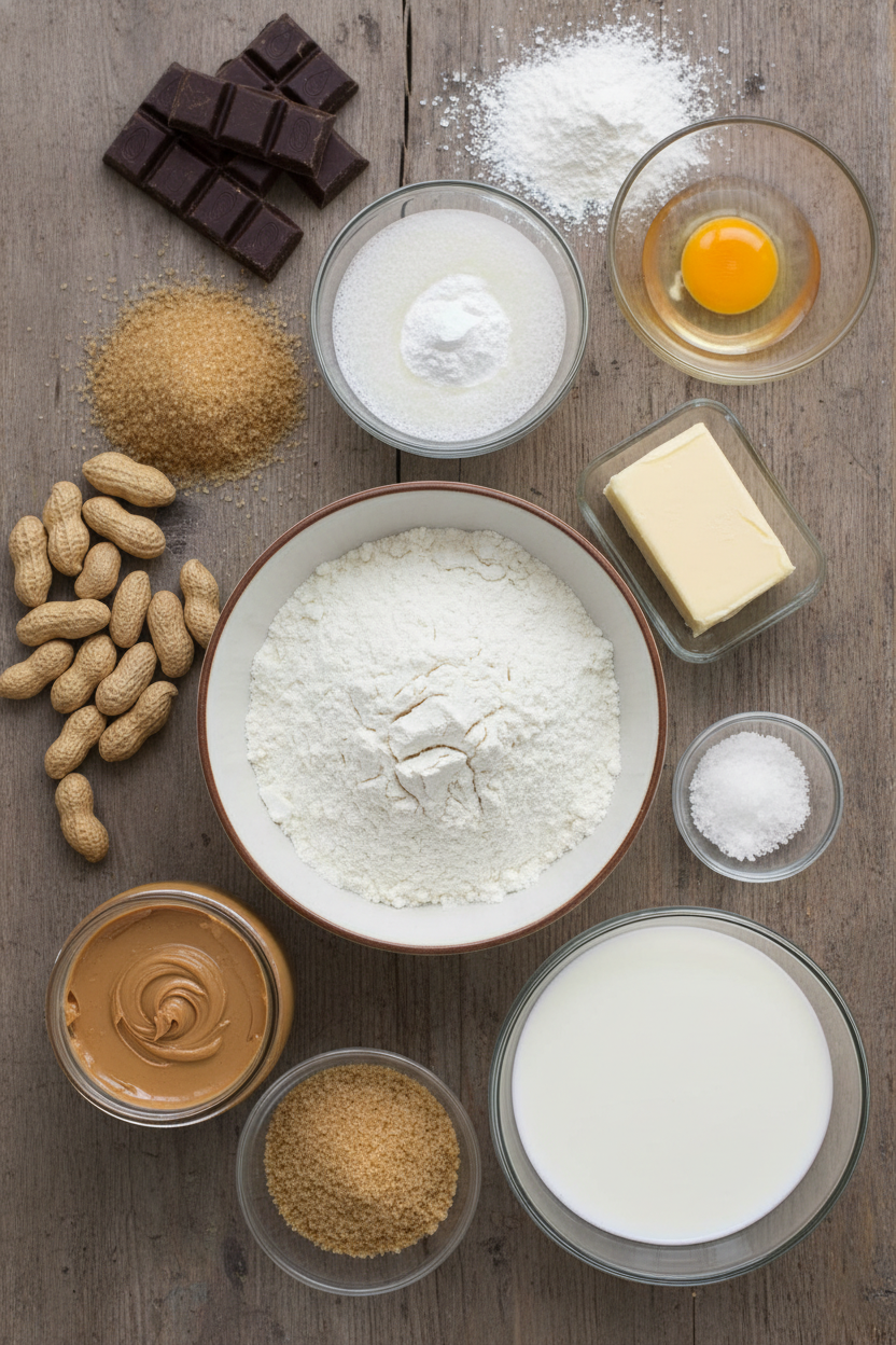Milk Chocolate Peanut Butter Sandwich Cookies
