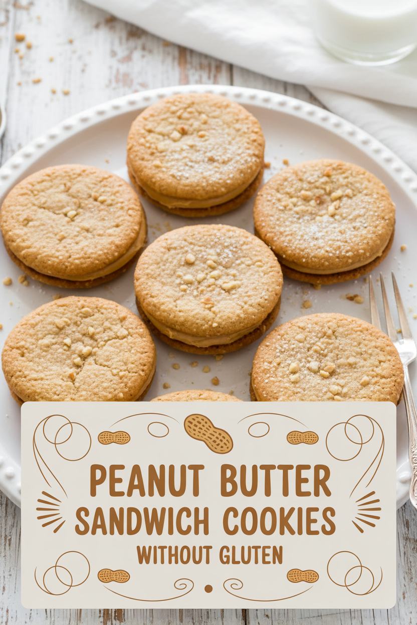 Peanut Butter Sandwich Cookies Without Gluten