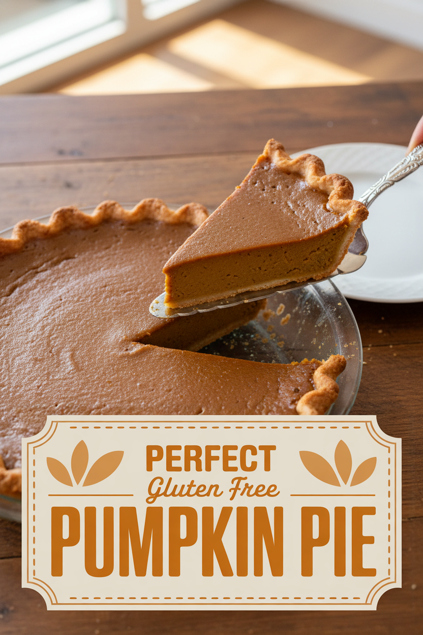 Perfect Gluten Free Pumpkin Pie