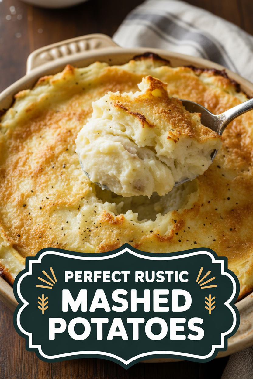 Perfect Rustic Mashed Potatoes