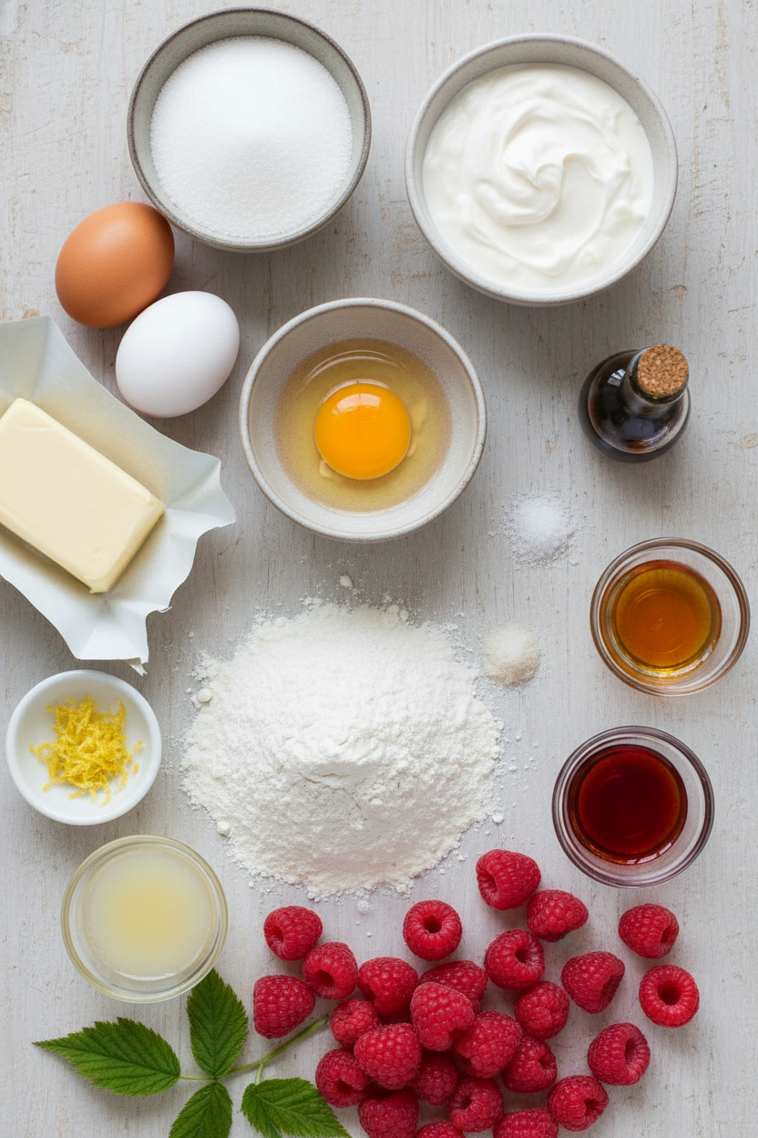 Rustic Raspberry Almond Tart