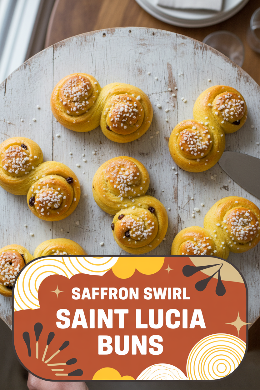 Saffron Swirl Saint Lucia Buns