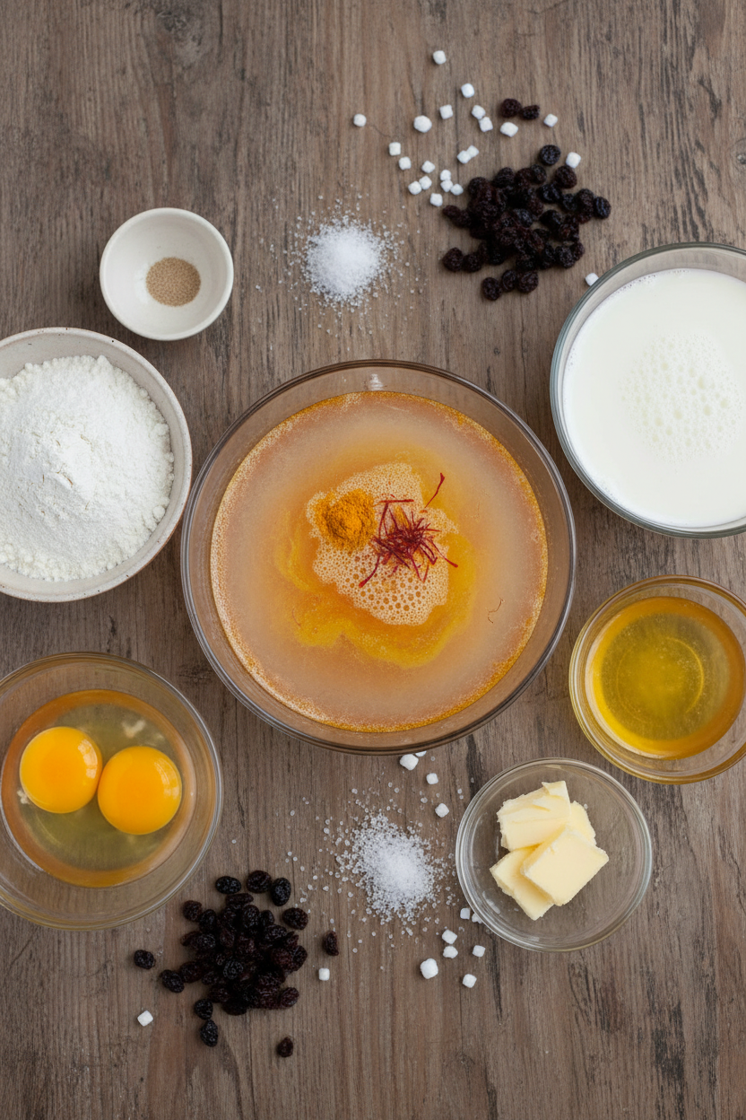 Saffron Swirl Saint Lucia Buns