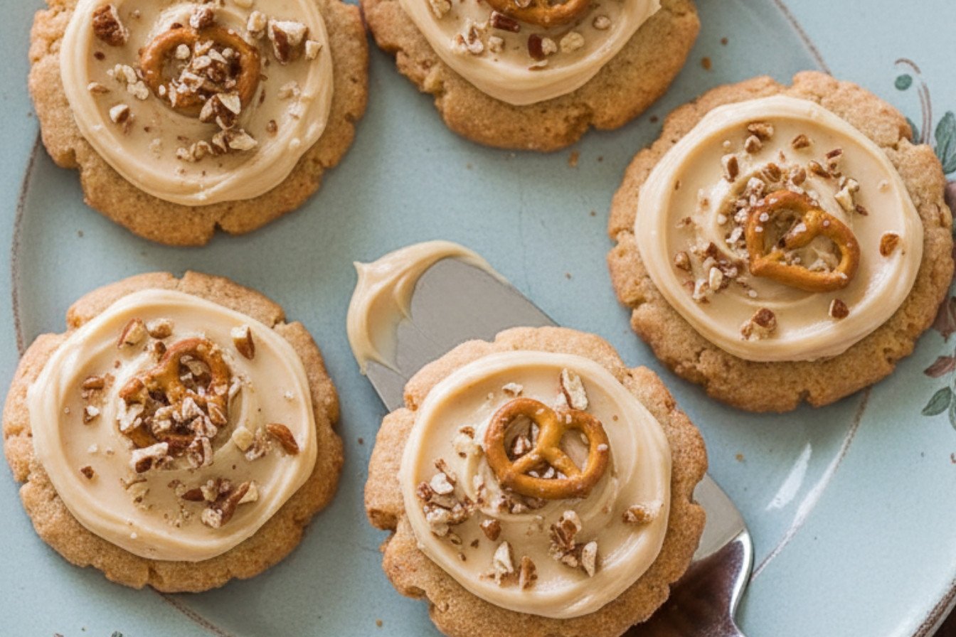 Salty Sweet Pretzel Chip Cookies