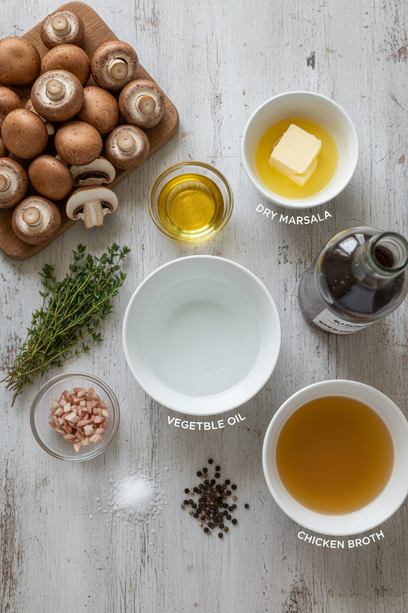 Savory Mushrooms with Thyme and Shallot Saute