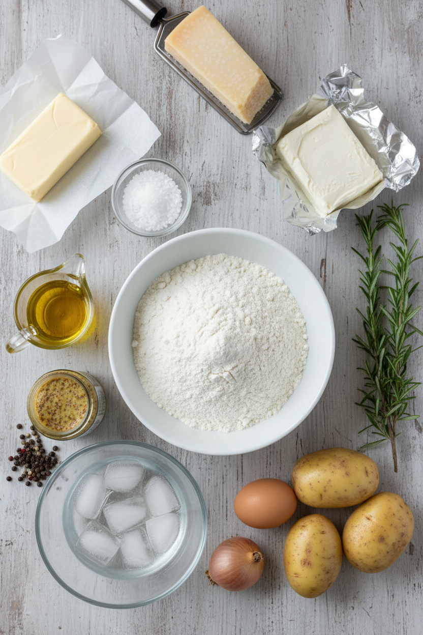 Savory Potato and Parmesan Tart