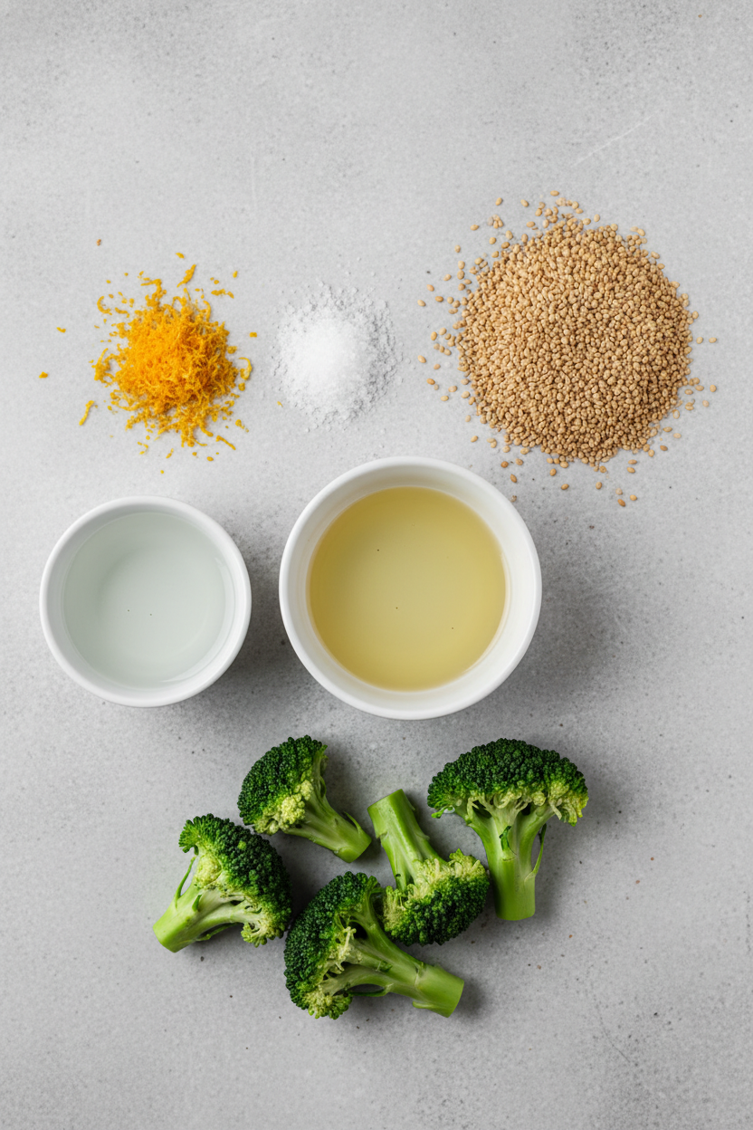 Sesame Orange Skillet Roasted Broccoli