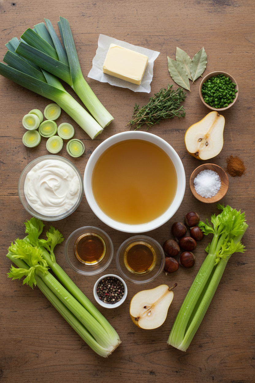 Silky Roasted Chestnut Bisque