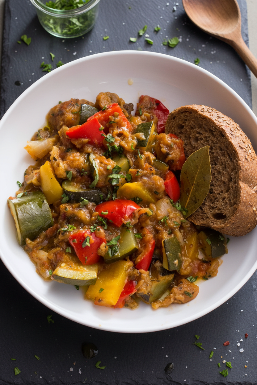 Simplified Summer Vegetable Bake