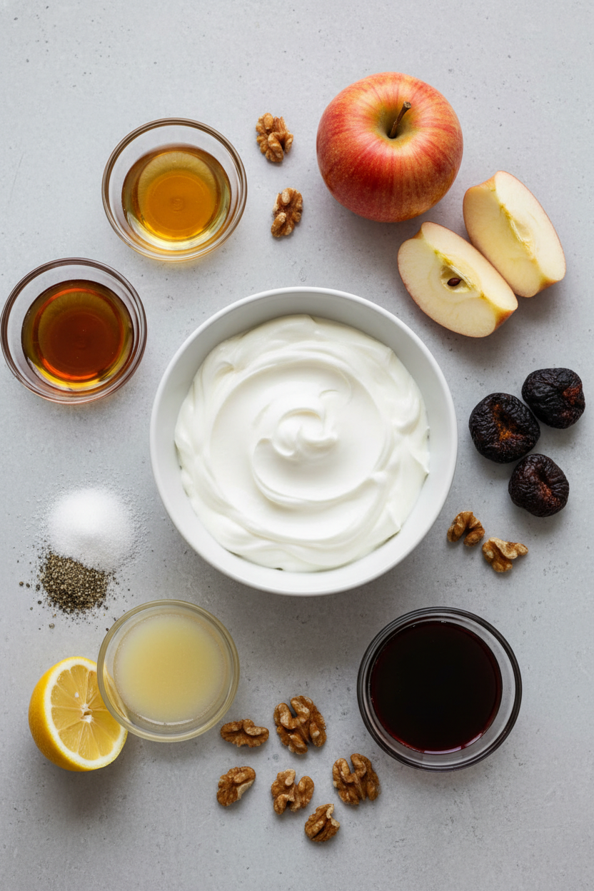 Skillet Roasted Apples with Figs and Walnuts