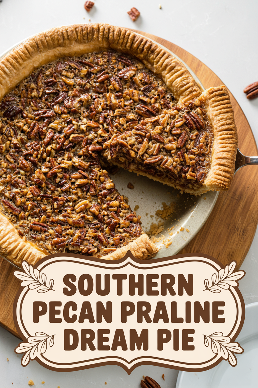 Southern Pecan Praline Dream Pie