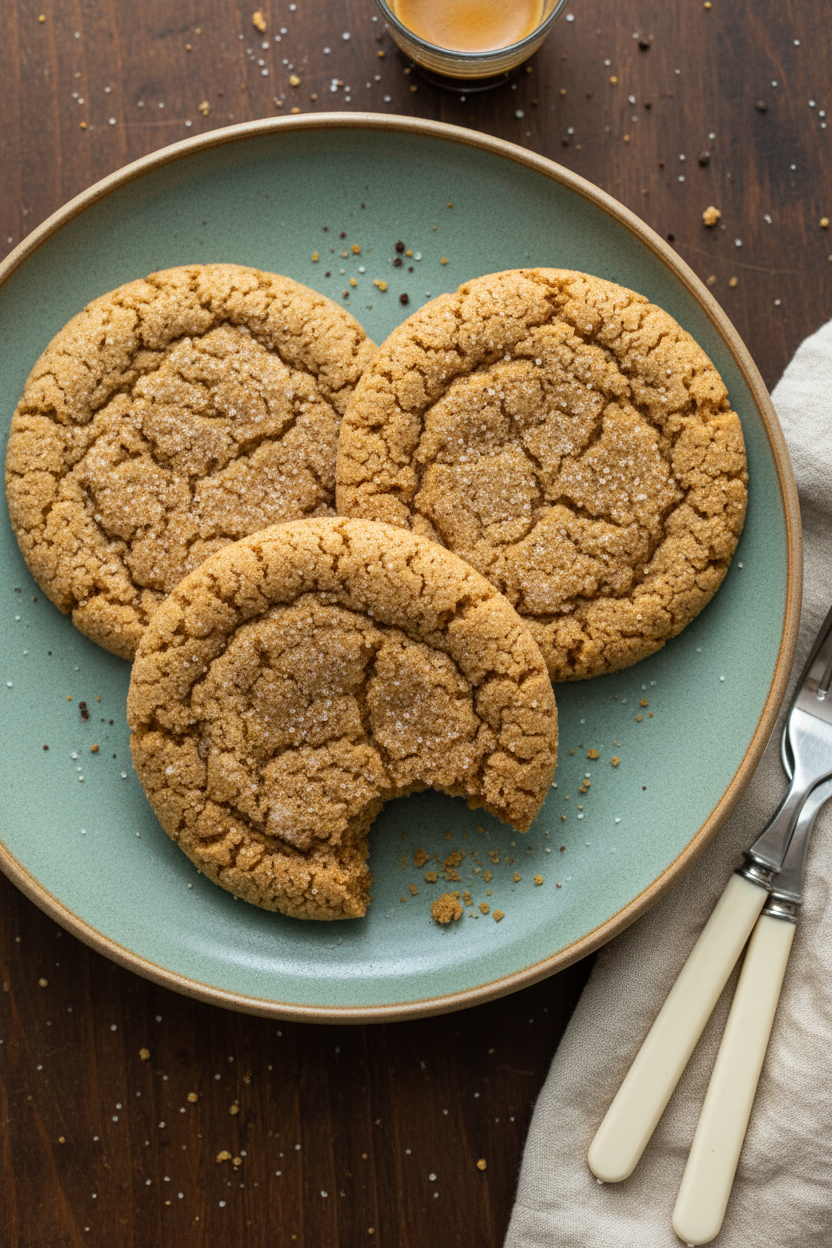 Spiced Coffee Cardamom Sugar Cookies