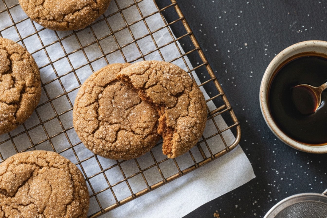 Spiced Molasses Cookies Soft and Chewy