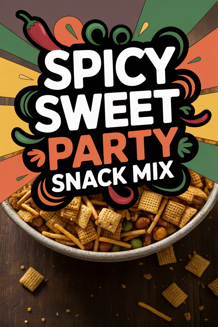 Spicy Sweet Party Snack Mix