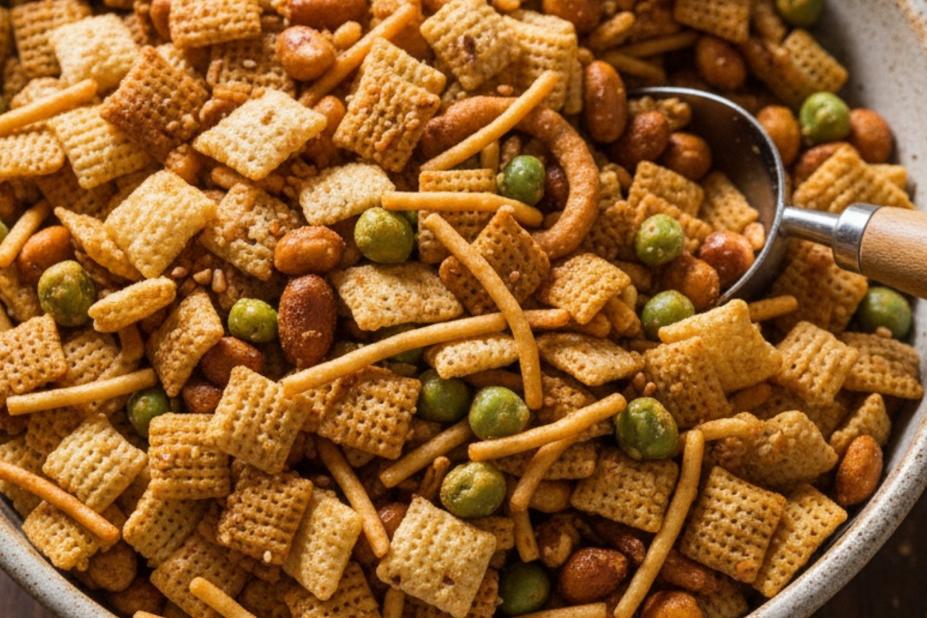 Spicy Sweet Party Snack Mix