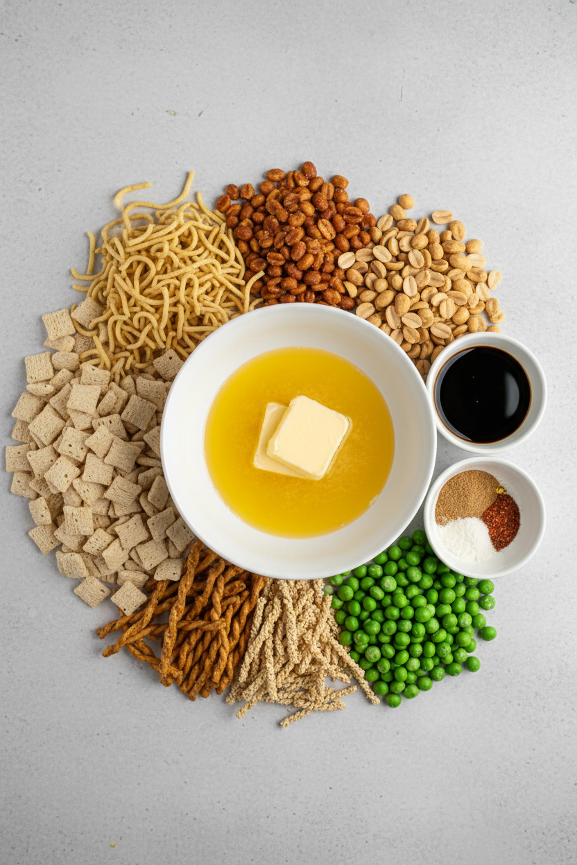 Spicy Sweet Party Snack Mix