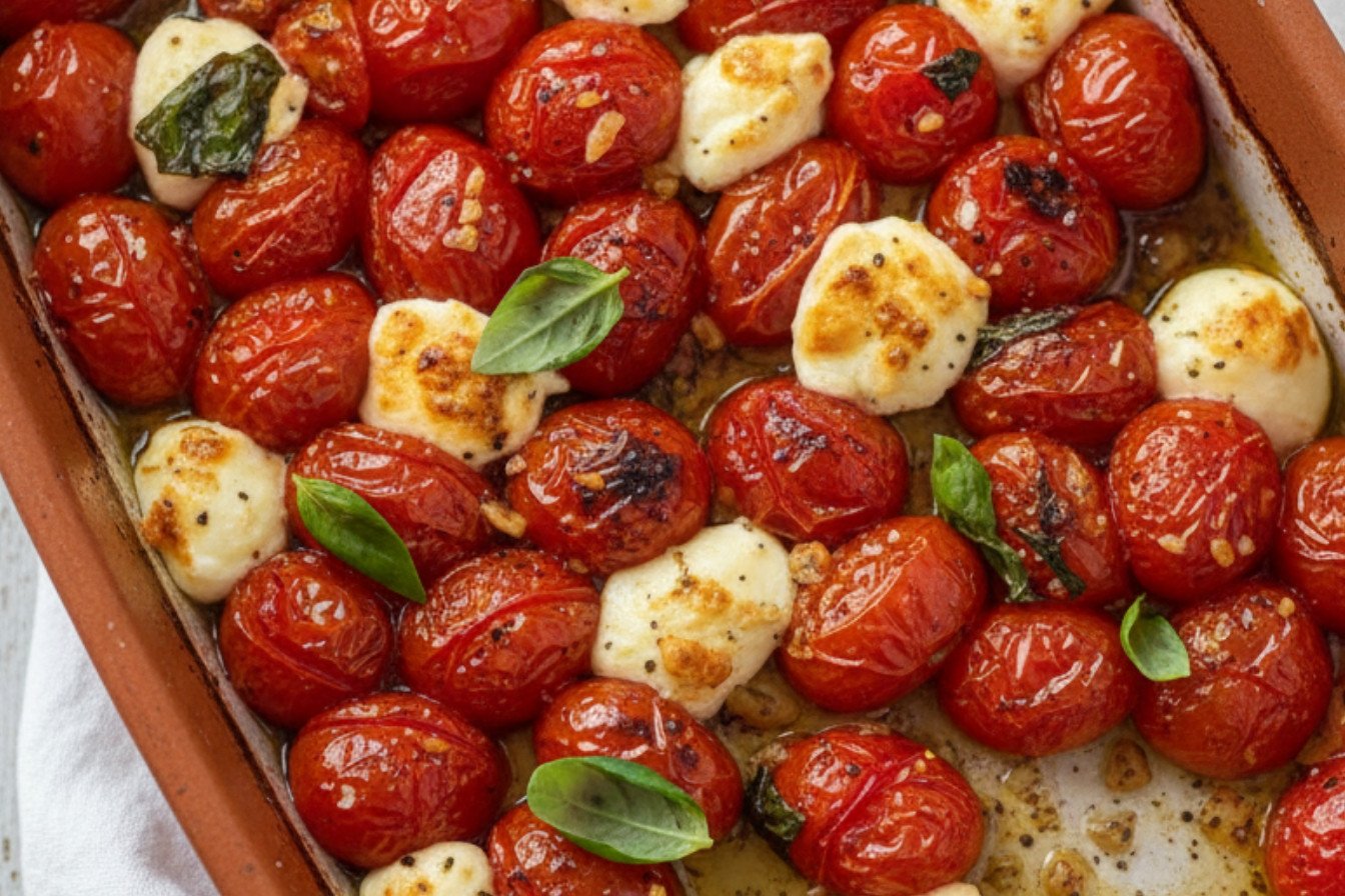Summer Cherry Tomato and Fresh Mozzarella Salad