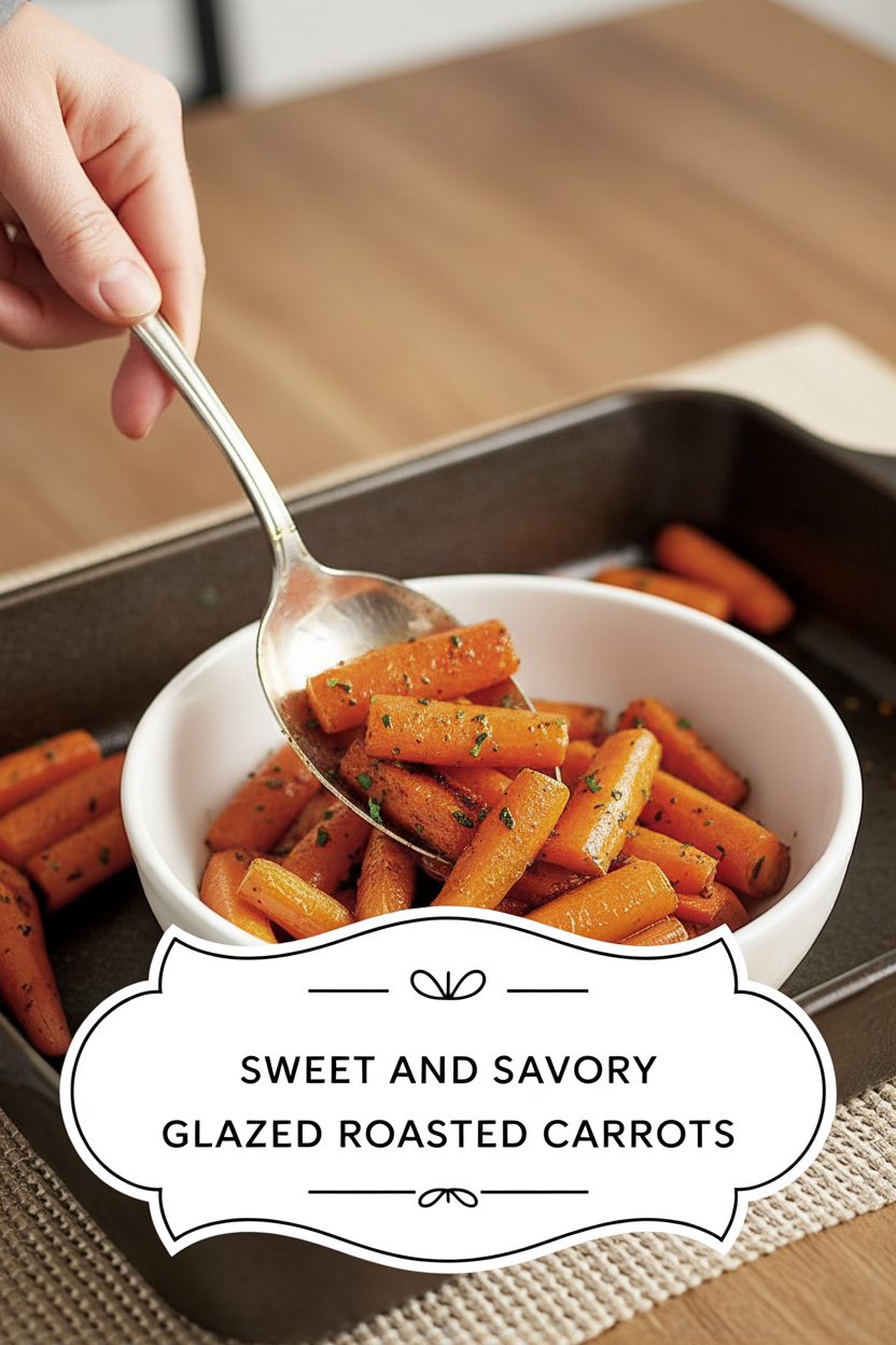 Sweet and Savory Glazed Roasted Carrots