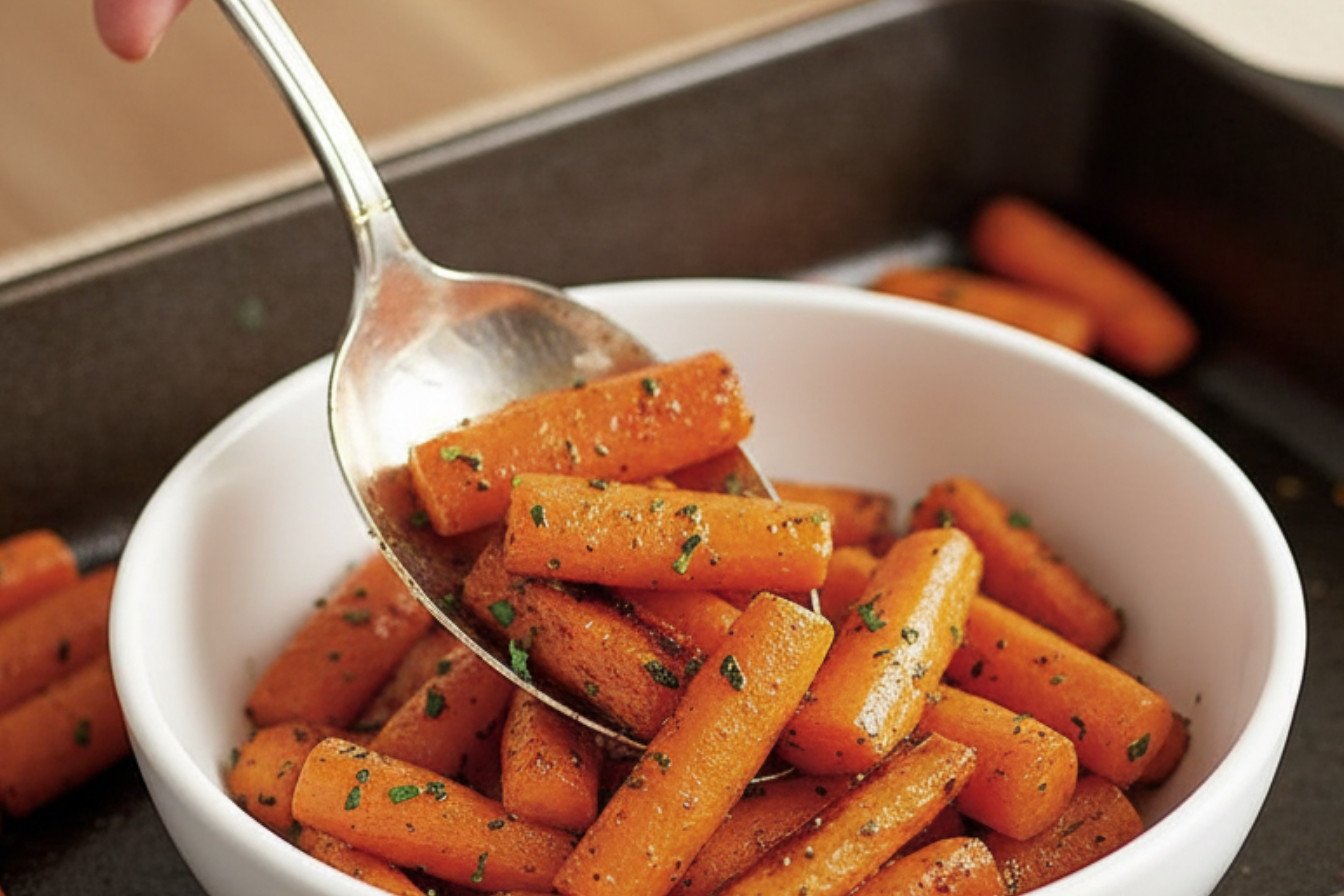 Sweet and Savory Glazed Roasted Carrots
