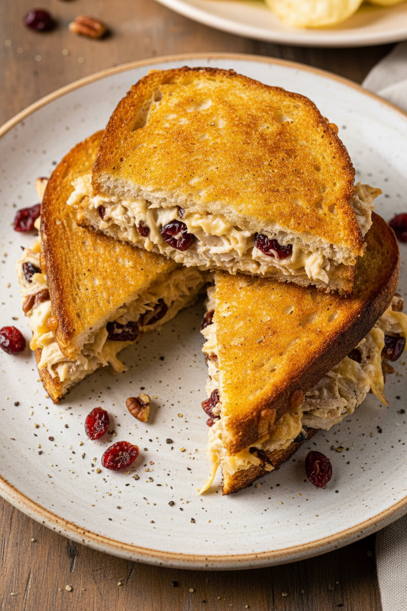 Toasted Turkey and Salad Sandwich Melts