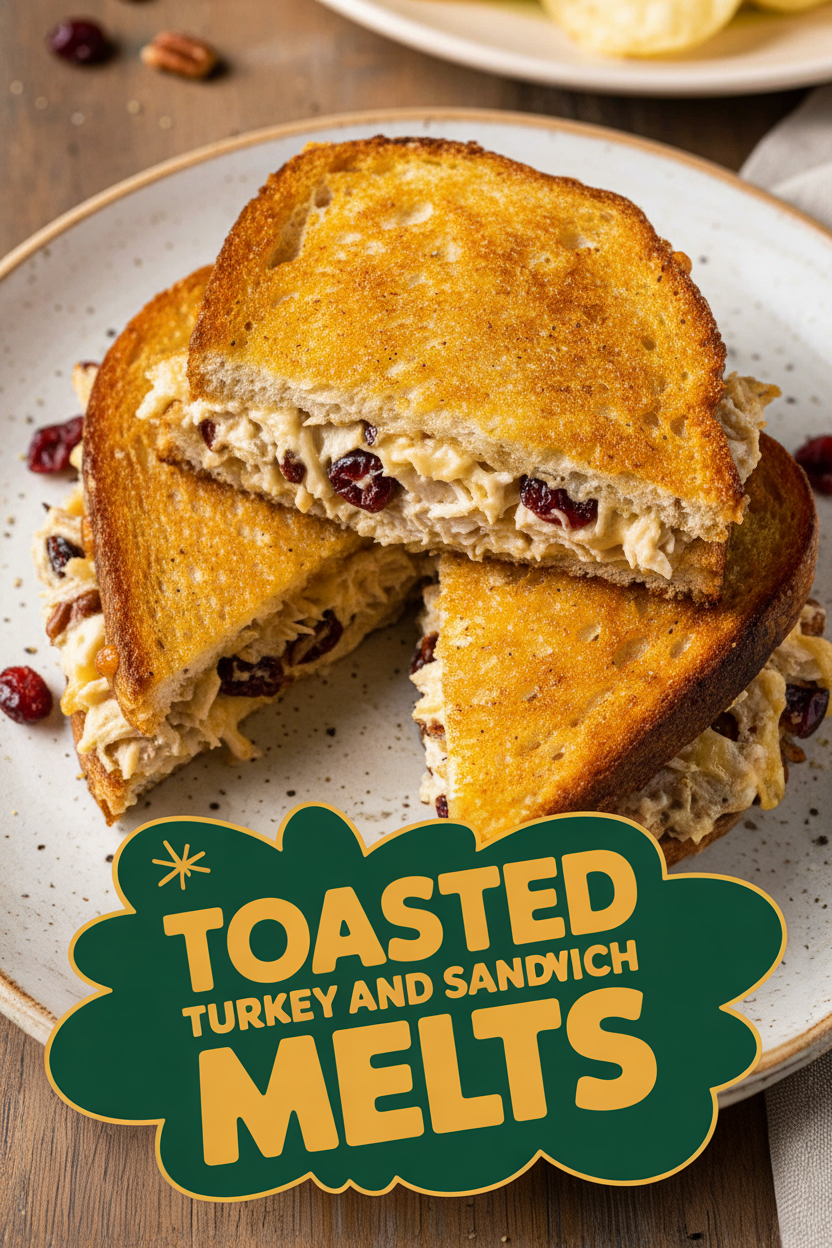 Toasted Turkey and Salad Sandwich Melts