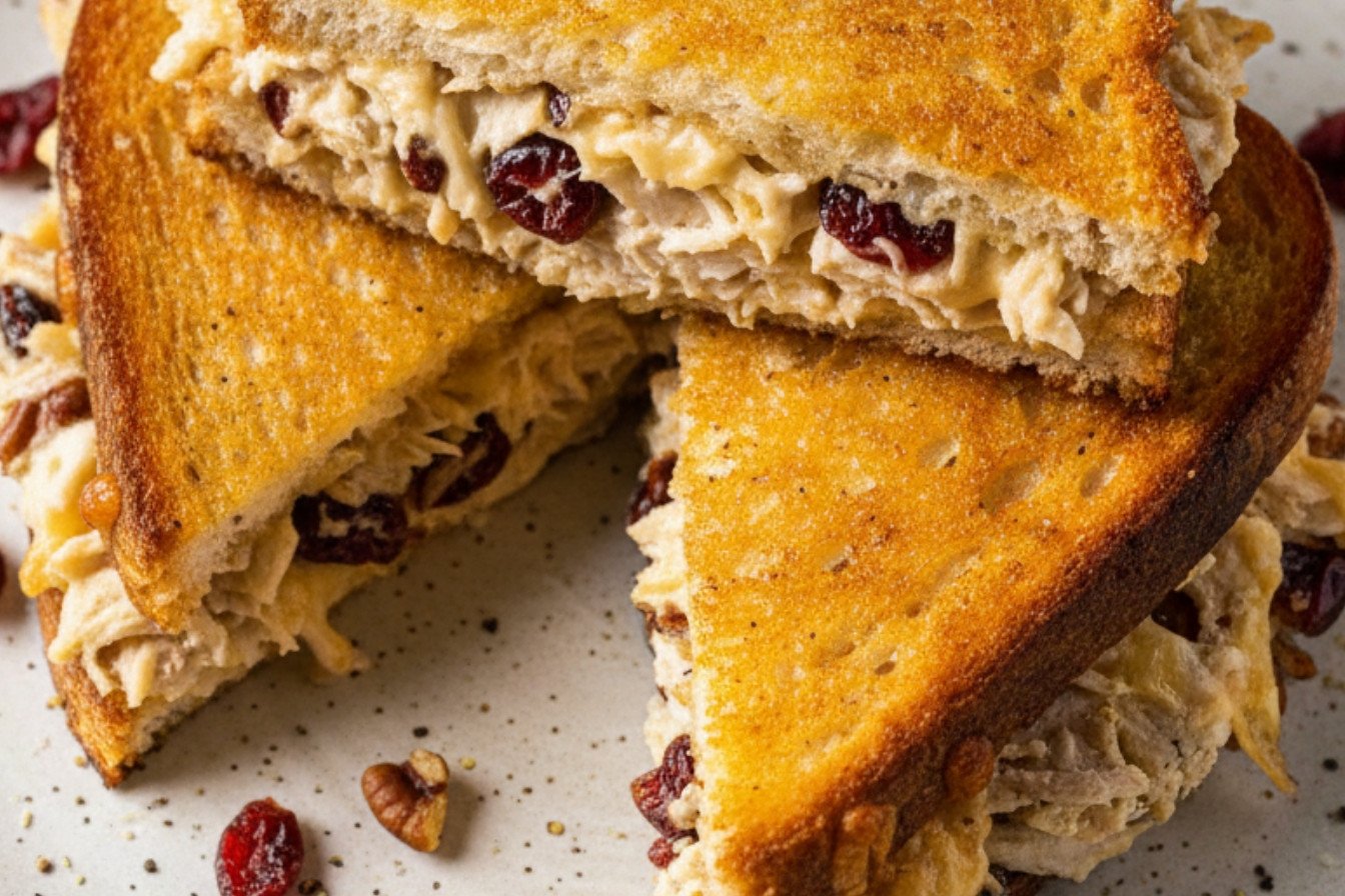 Toasted Turkey and Salad Sandwich Melts