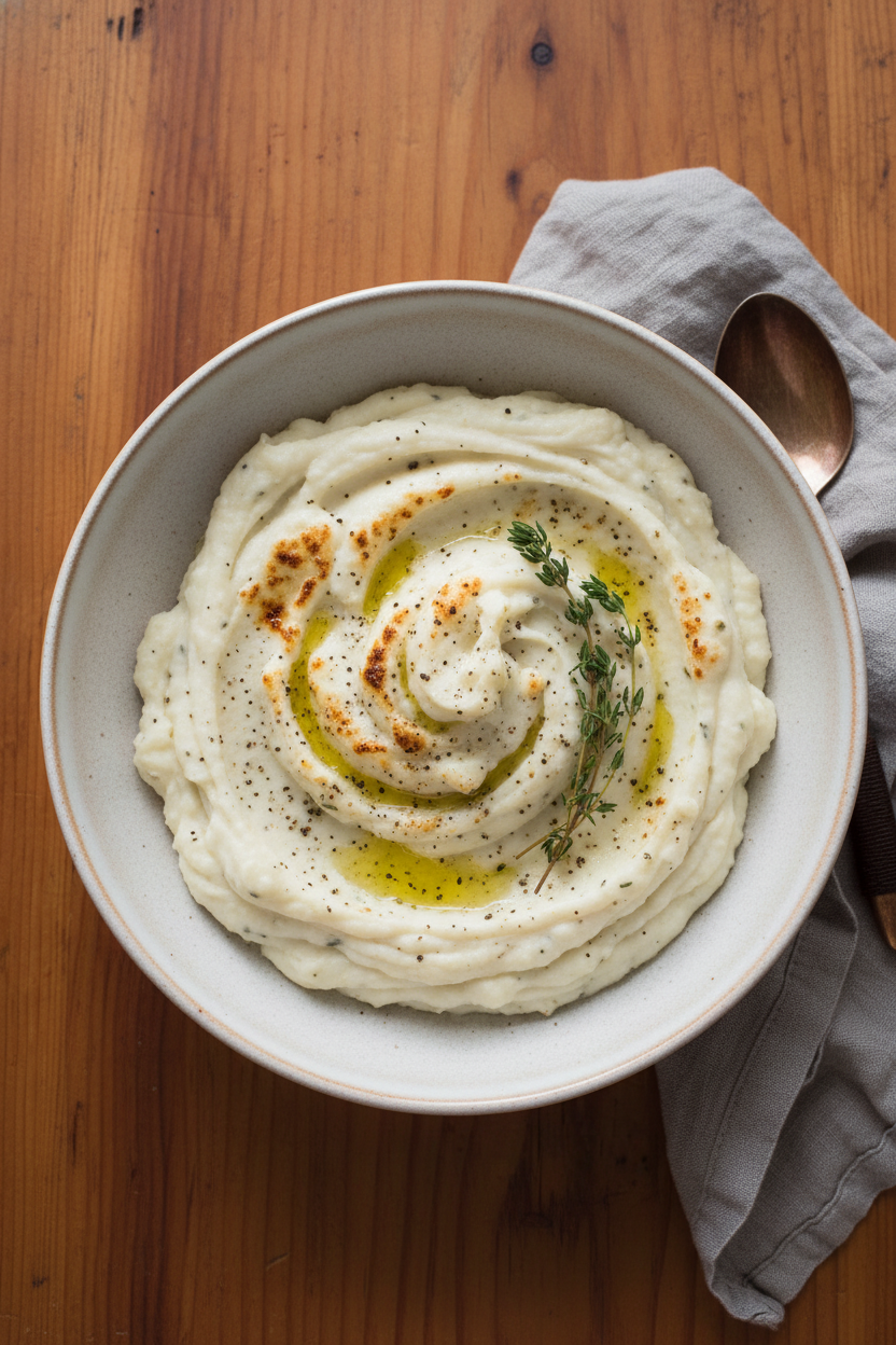 Velvety Smooth Cauliflower Puree